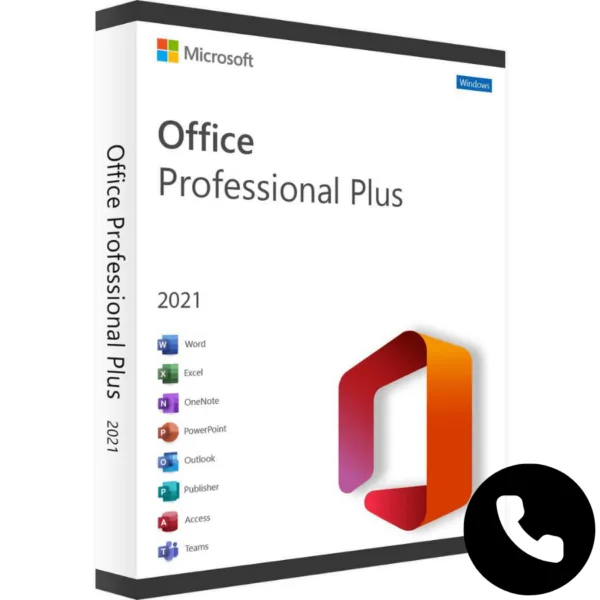 Chave telefónica do Office 2021 Pro Plus